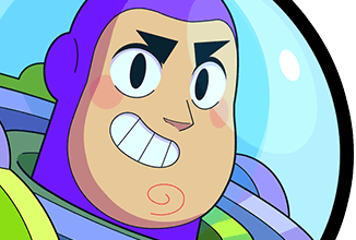 Buzz Lightyear portrait