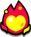 Flaming skin theme icon