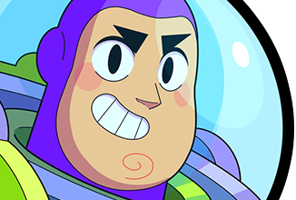 Buzz Lightyear portrait