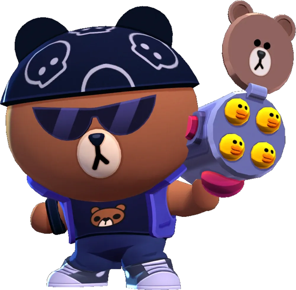 Rocket Brown Brock skin