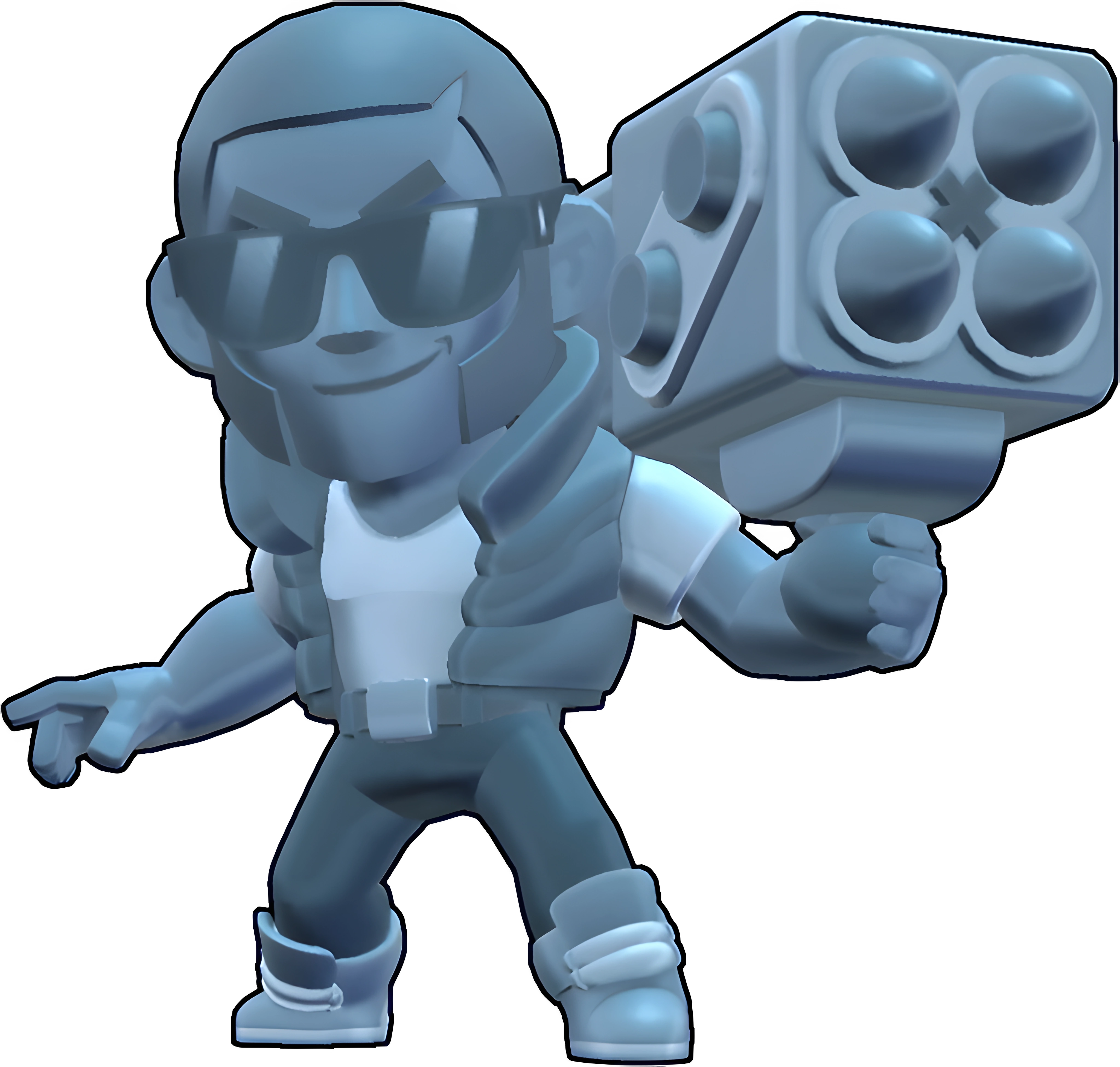 True Silver Brock skin