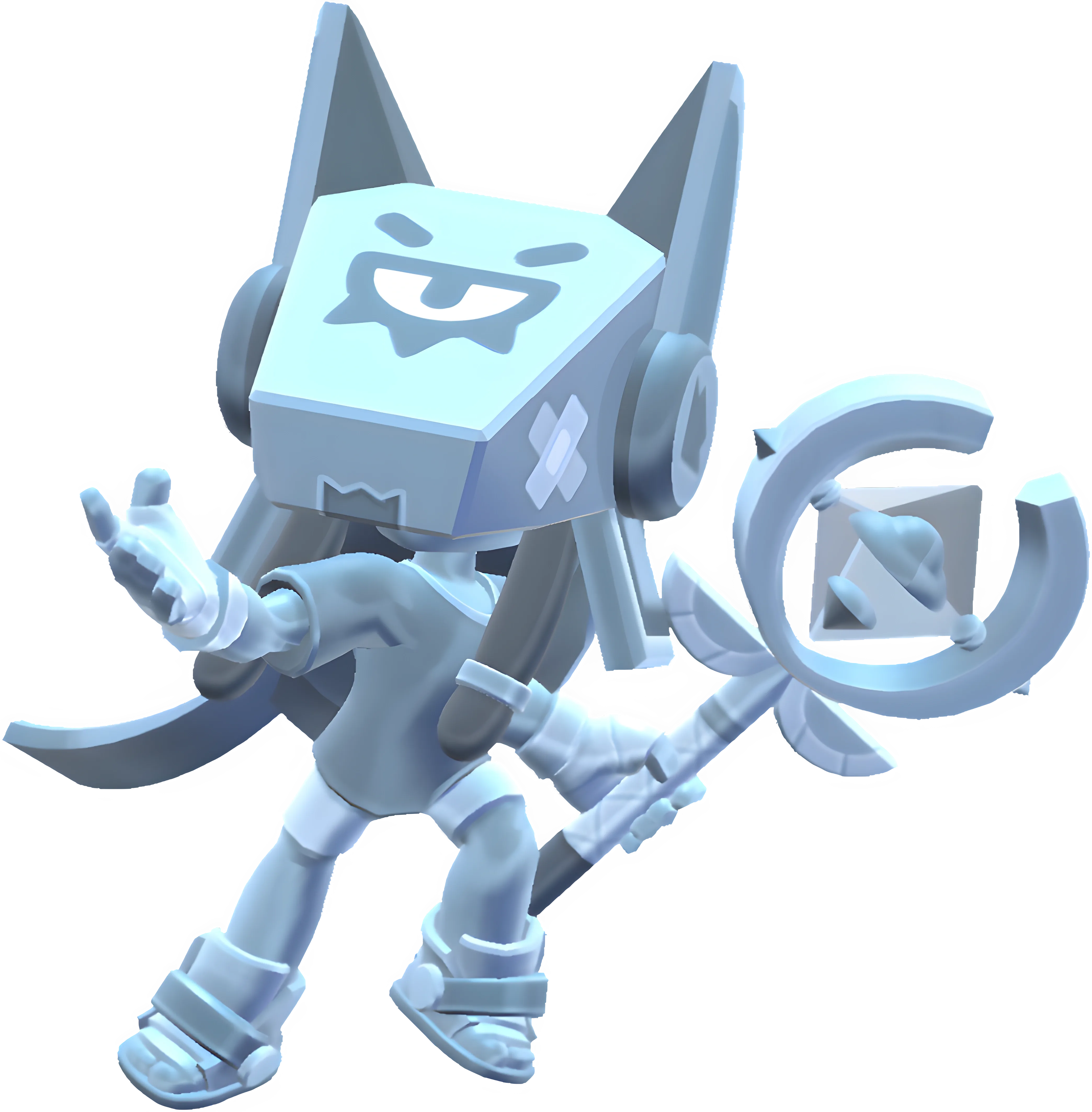 True Silver Finx skin